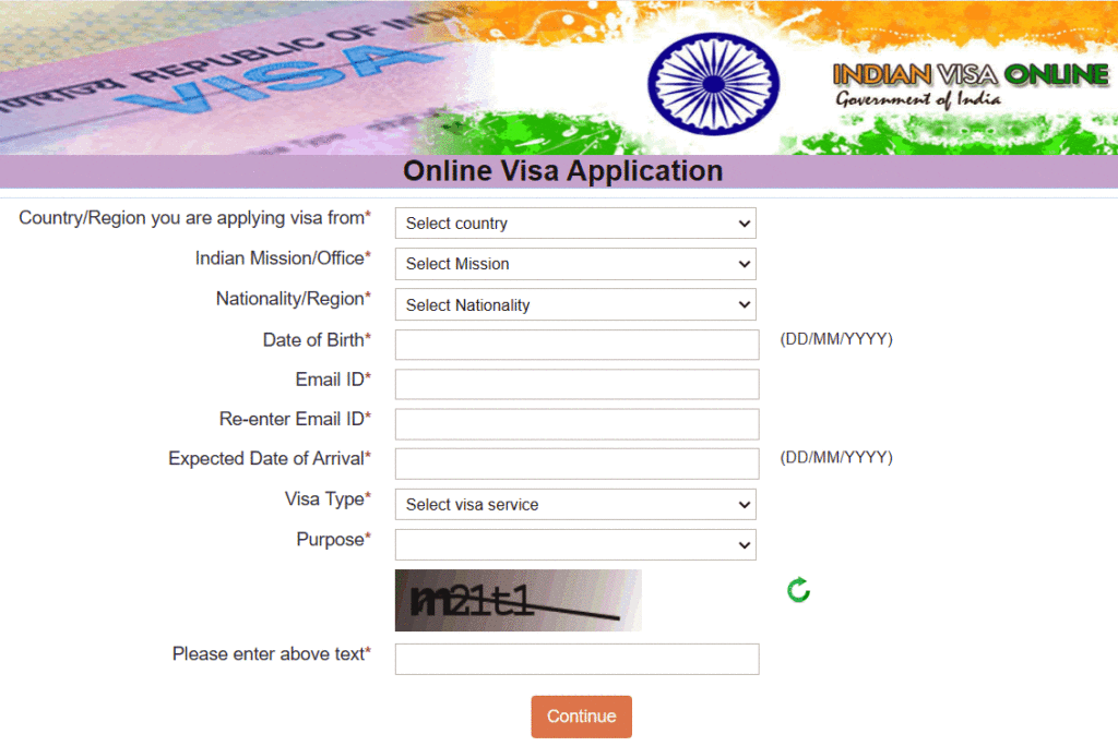 Online Visa Application PassportIndia In