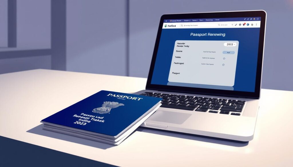 indian passport renewal tracking status